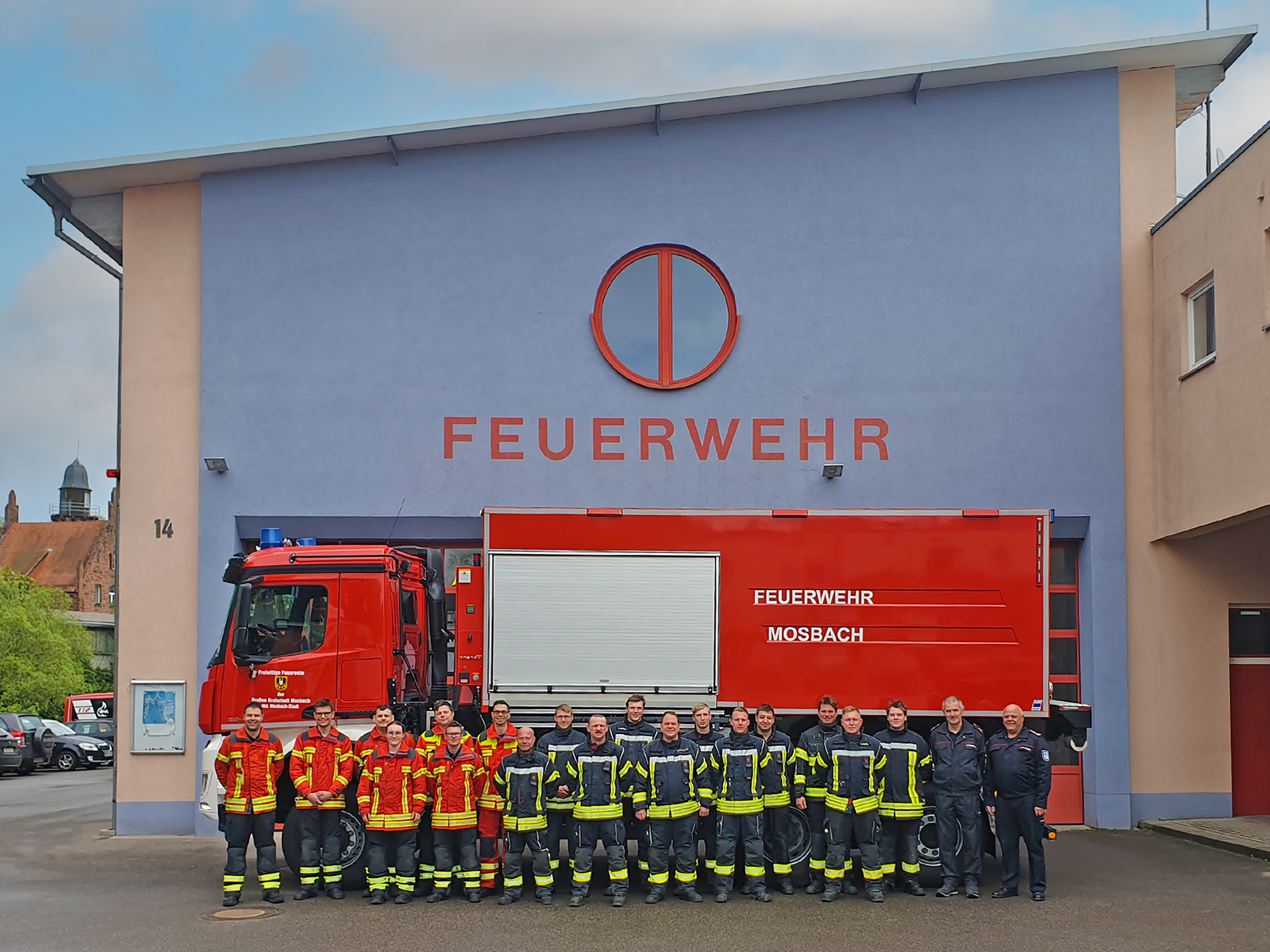 Gruppenbild Feuerwehrleute